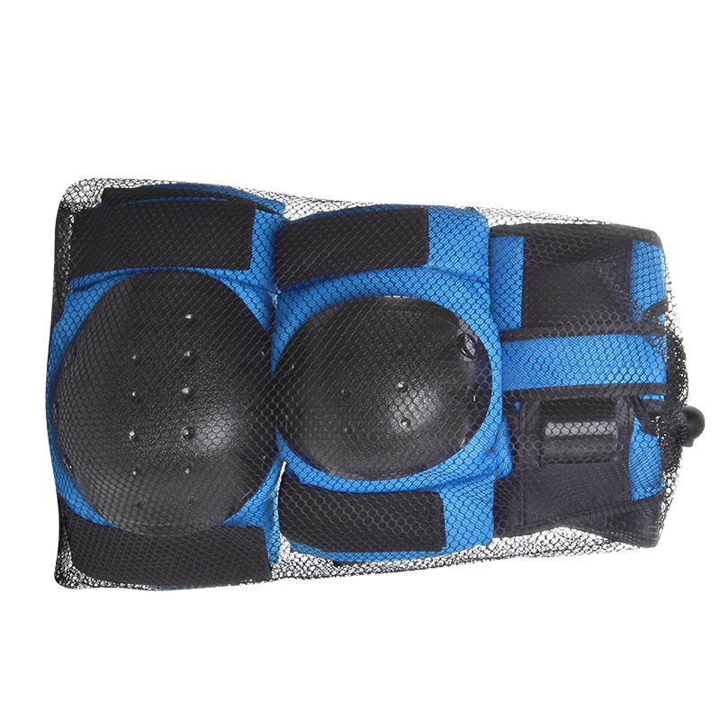 6 sets of child protection kits for the factory for the sale of adult knee-protected bicycle skateboard skating gear