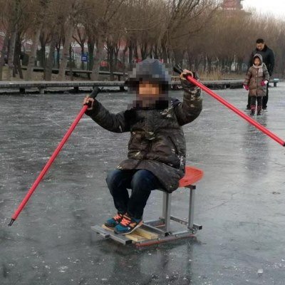 Skating skating skating skating carts outside of the car