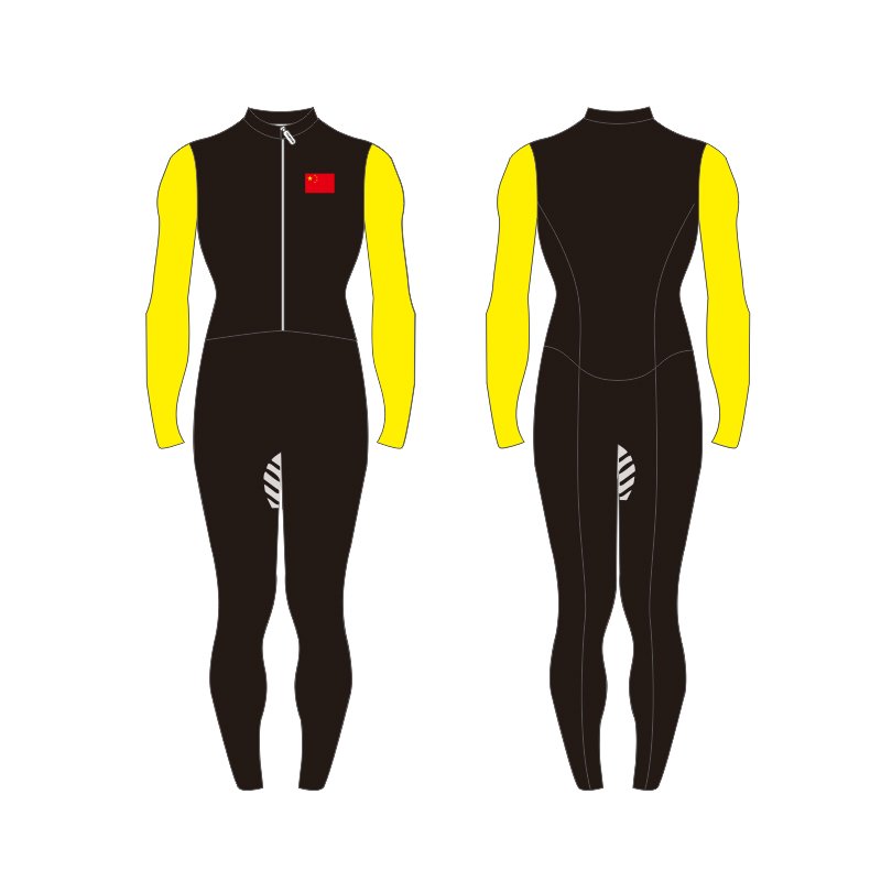In the fall and winter, a custom-made short-way skating suit for boys and girls with a warm skating suit