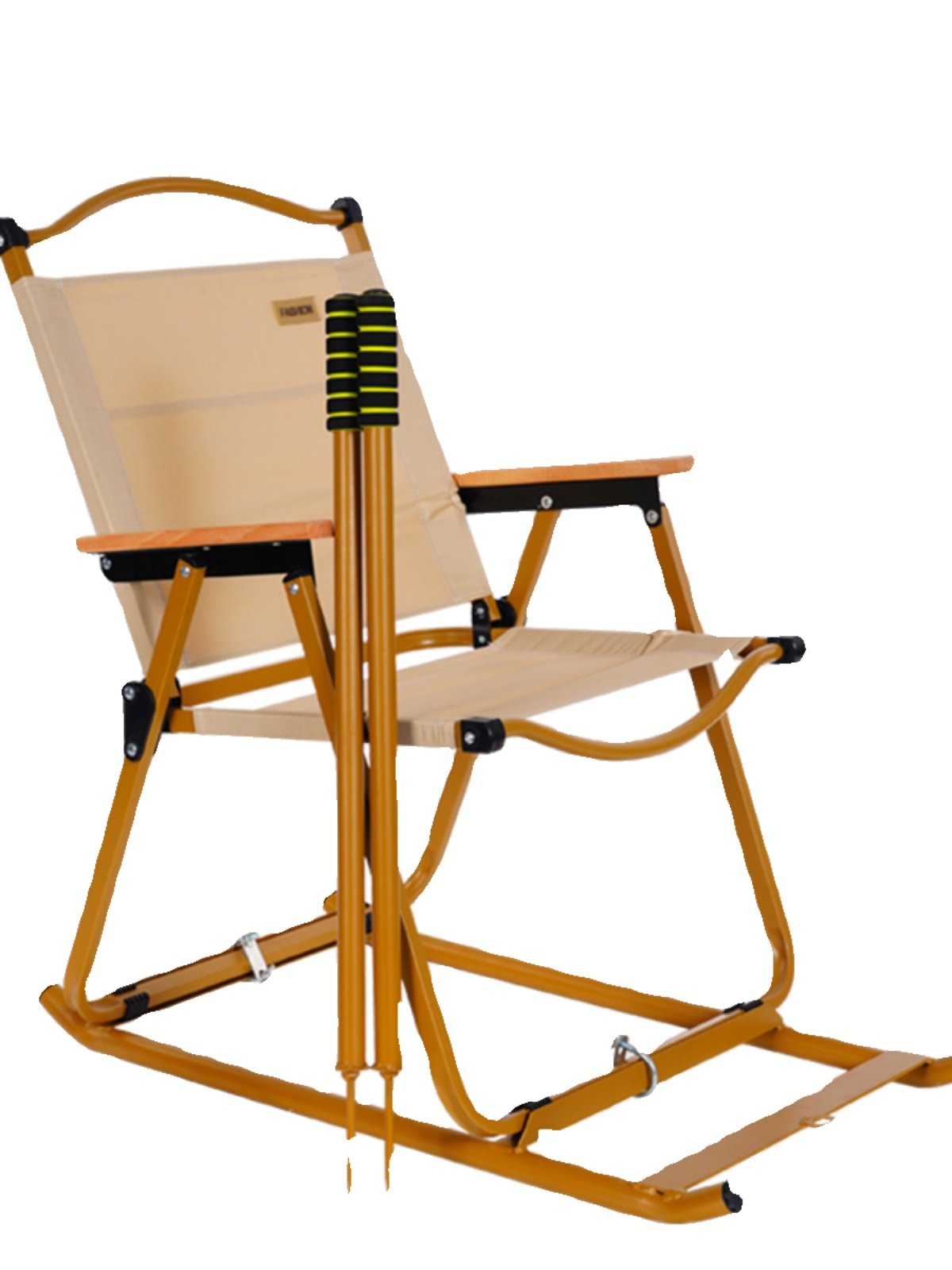 A thicker, non-aggregated adult can fold out a snow sleigh and snow toy in winter