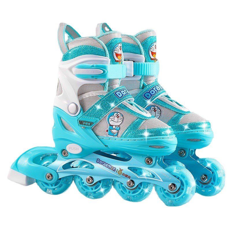 A DREAM02 SKATES KID. EIGHT ROUNDS OF LUMINOUS LUMINOUS FIRST-SCHOOL GIRL SKATES