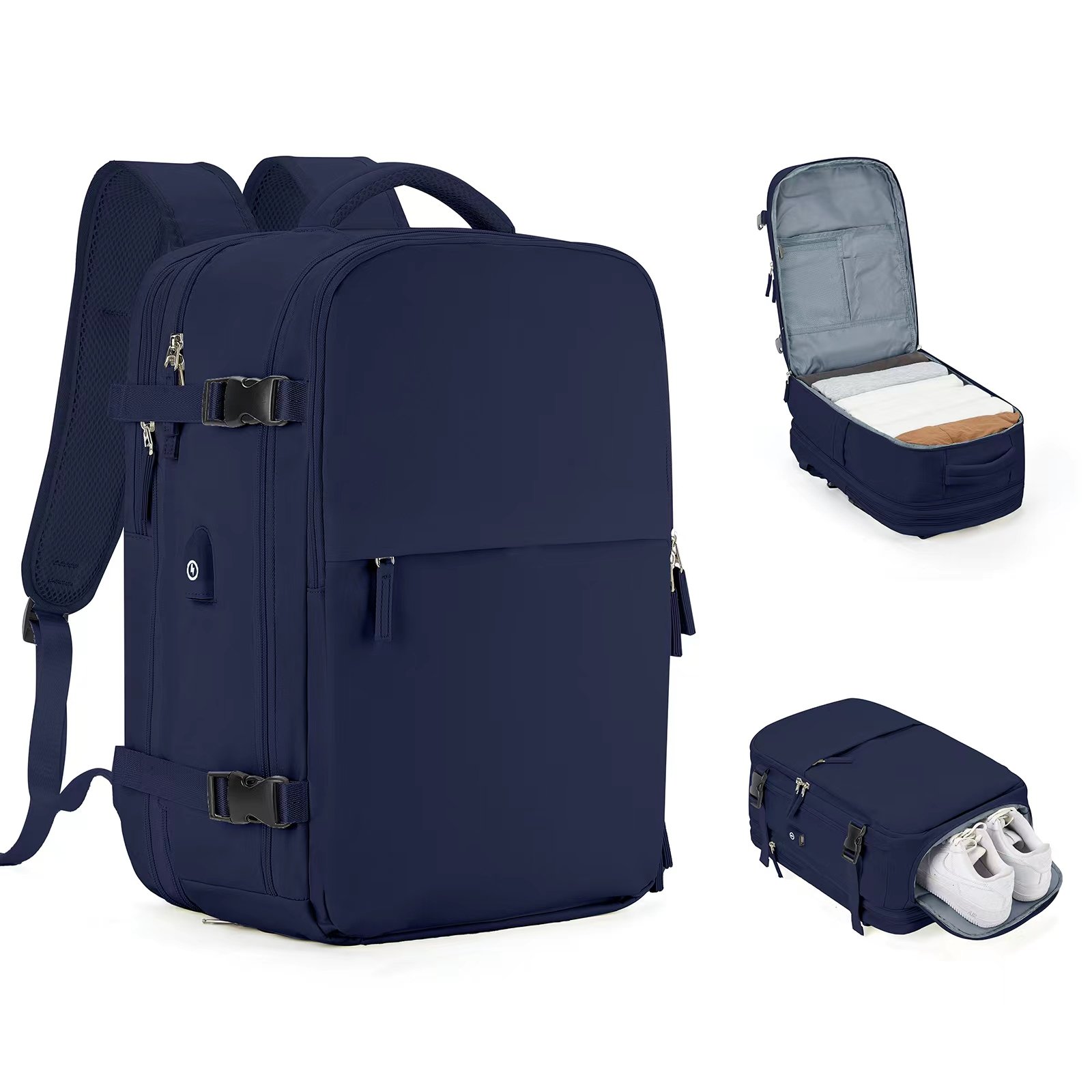"Skio" exercise double-shoulder-backed skating skating kit with high capacity