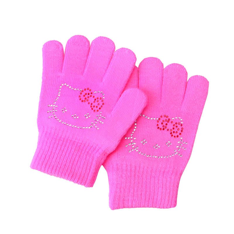 Skinny skating gloves for children