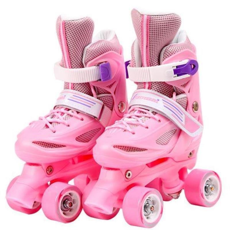 A four-wheel skating ice skater for beginners