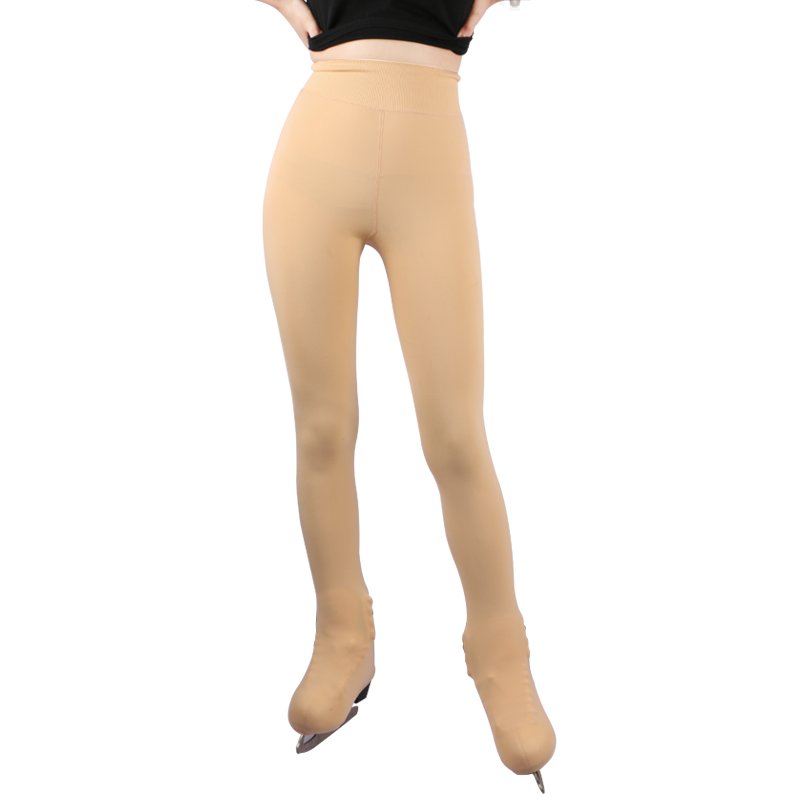 ZAGITOVA SKATING THONGS FOR GIRLS WITH A SOCK COLOUR AND A THICK SHOE SKATING SOCK TO KEEP WARM AND VELVET