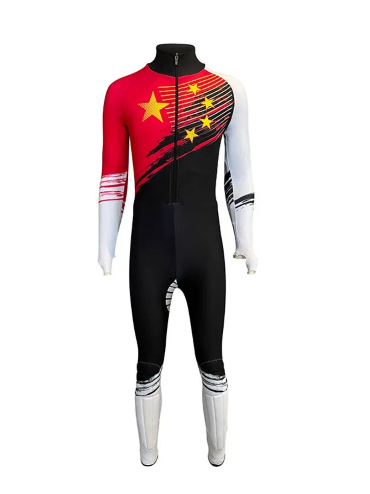 Sliding star children adult cut-off skating suit professional skating suit