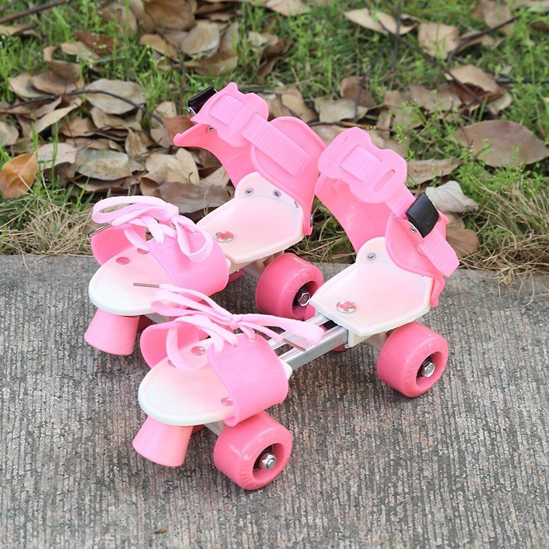 Children's size can be adjusted for a child's two-shoot skates