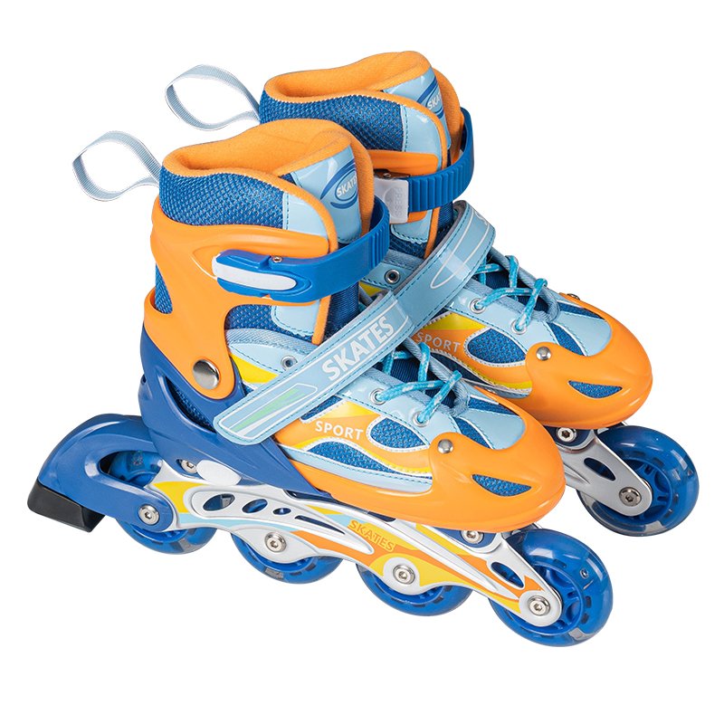 Micah skates and roller skates for boys and girls, straight-on-the-wheel starters and skaters