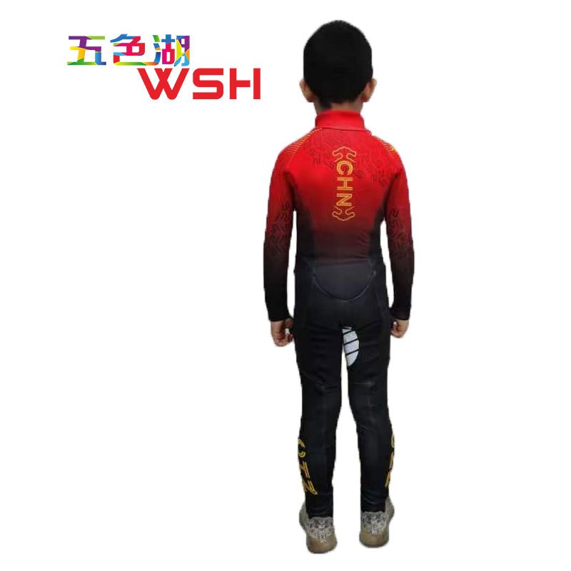 Children's skating suit, fully excised. Semi-excised skating suit
