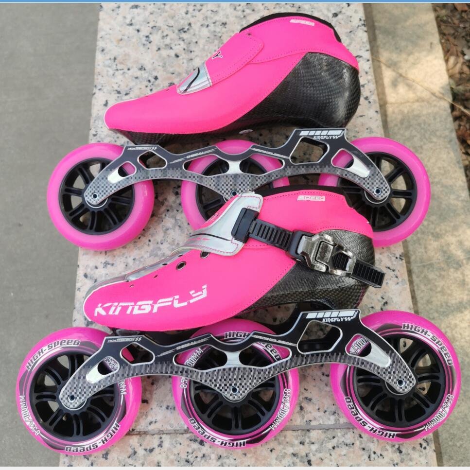 HIGH-LEVEL TRAINING COURSE FOR MEN AND WOMEN IN HIGH-END CHILD CARBON-FIBRE SLIPPER KINGFLY ROLLER SKATES