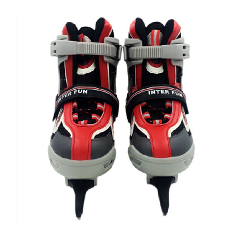 Boys and girls with skates can start with a hockey knife with a thicker student