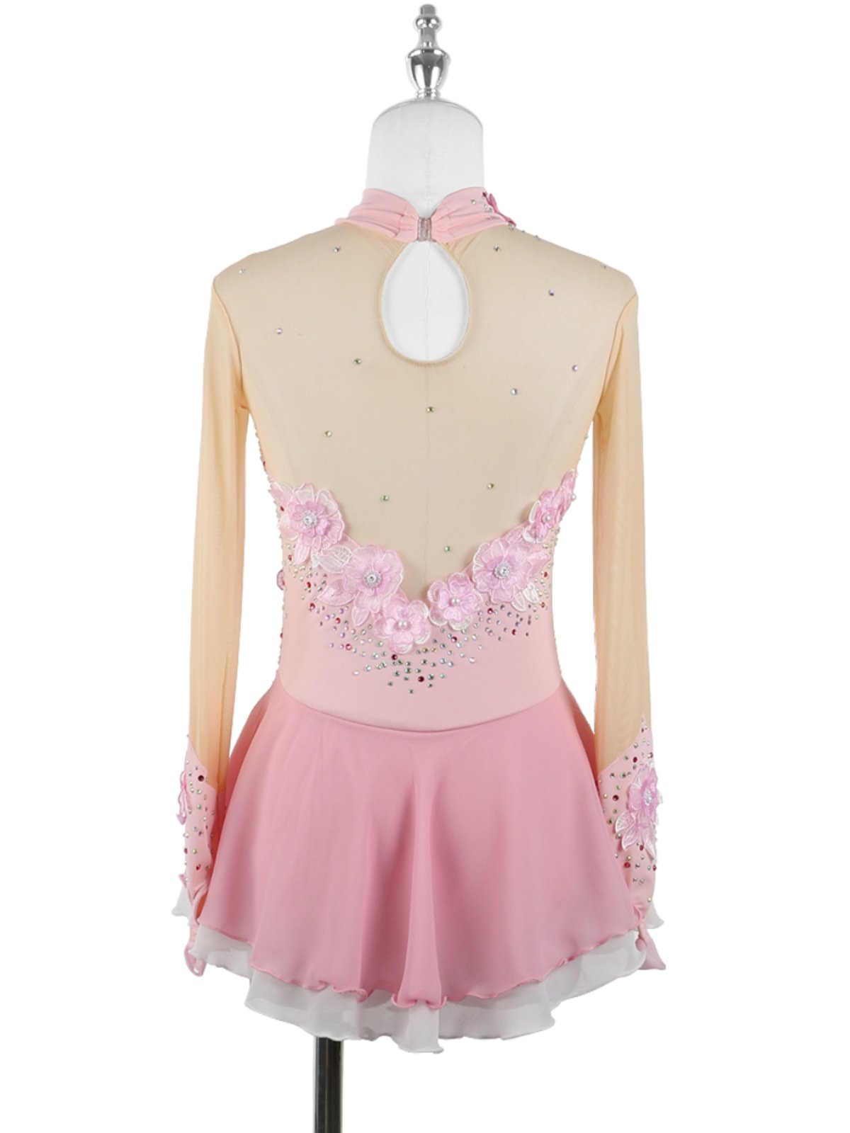 Skinner-style skating skating costume for girls