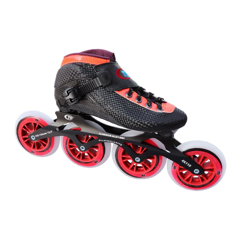 TB SLIPPERS, BIG WHEEL-SPEED SKATES, CARBON FIBRES FOR ADULTS AND CHILDREN