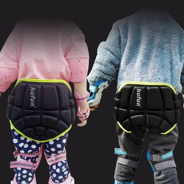 Skating ass mats for children's roller gears against falling pants and ass skateboards for boys and girls