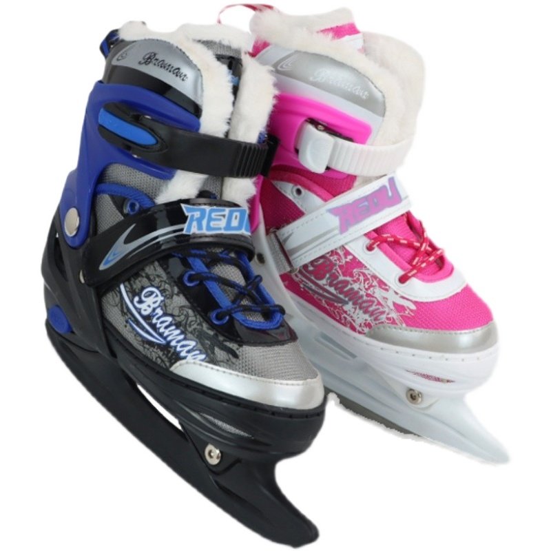 Thermal ice cream slippers, boys and girls, first-time adult scrawl skating skate skaters