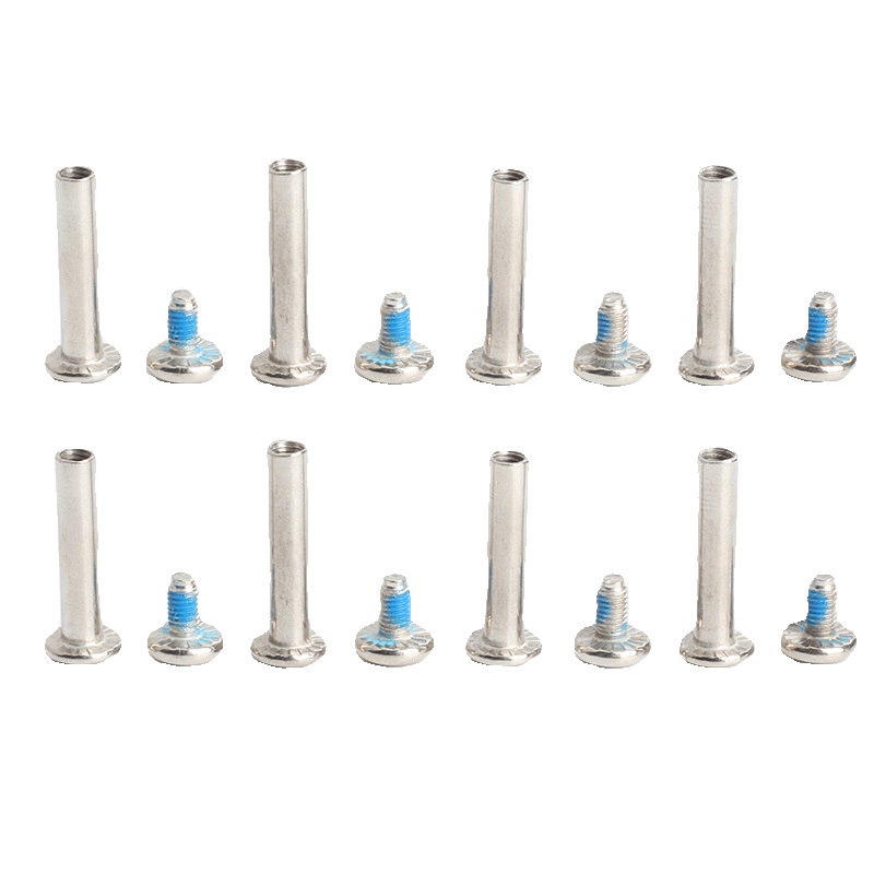 Skipper screws, general wheel slipper fittings for children, adult skater wheels through dry-icing male and female nails