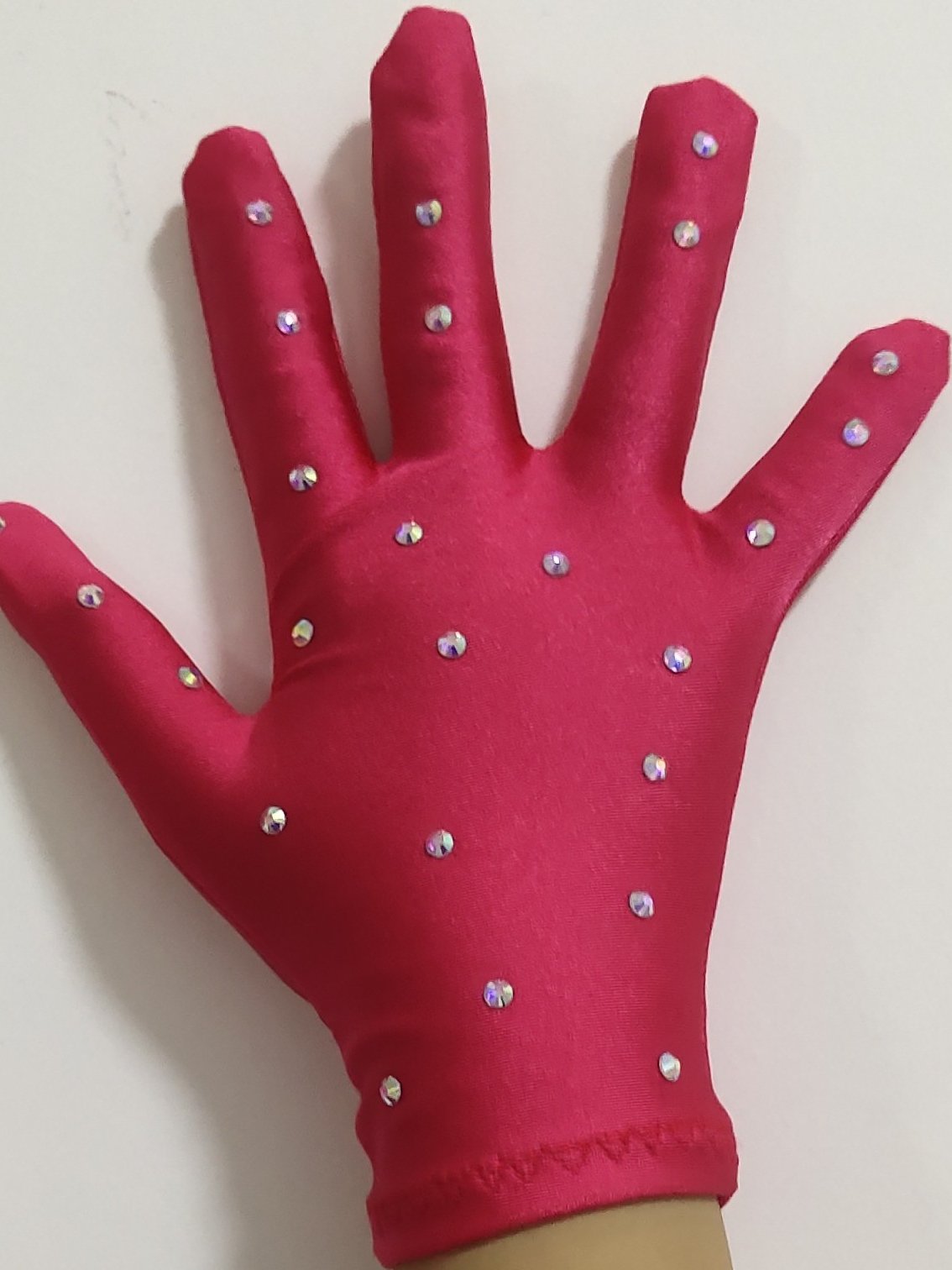 Skinny skate gloves show meat training for children with girls skiing gloves