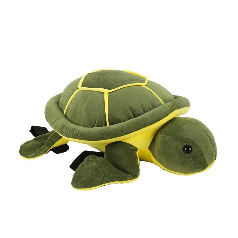 A ski turtle's kit is stuck to protect children from falling