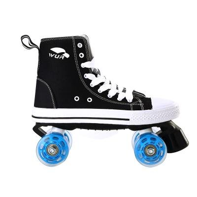 Luette couple with two skates and a skating skater with one hair