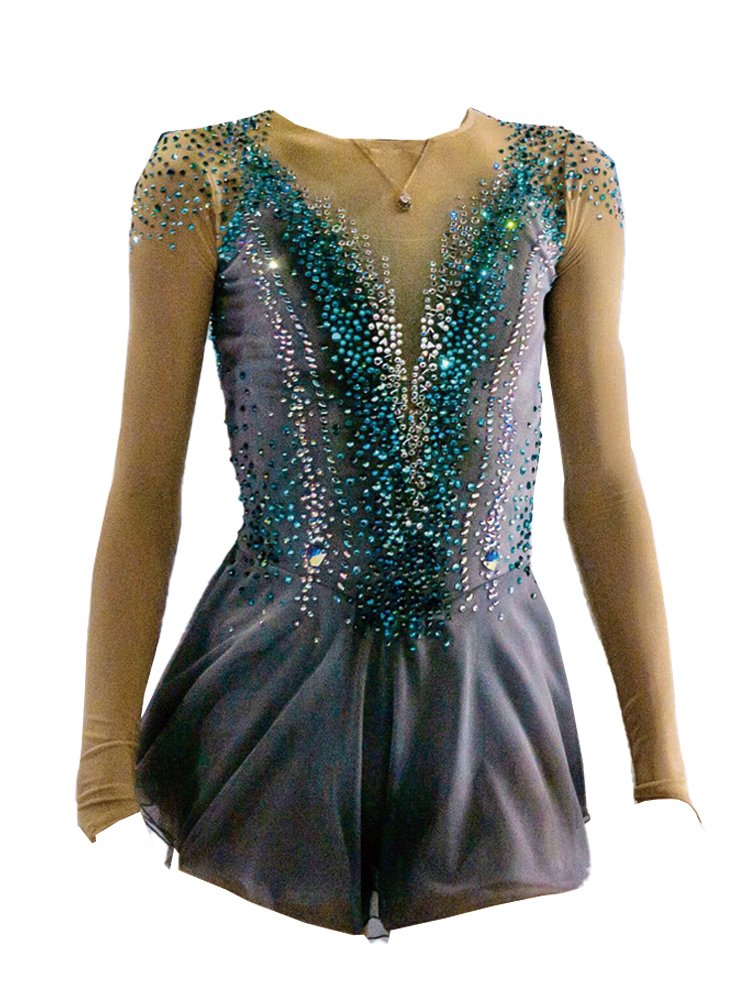 A skating costume, a skating suit for children, a skating suit for girls, a skating suit, a performance dress, Coston