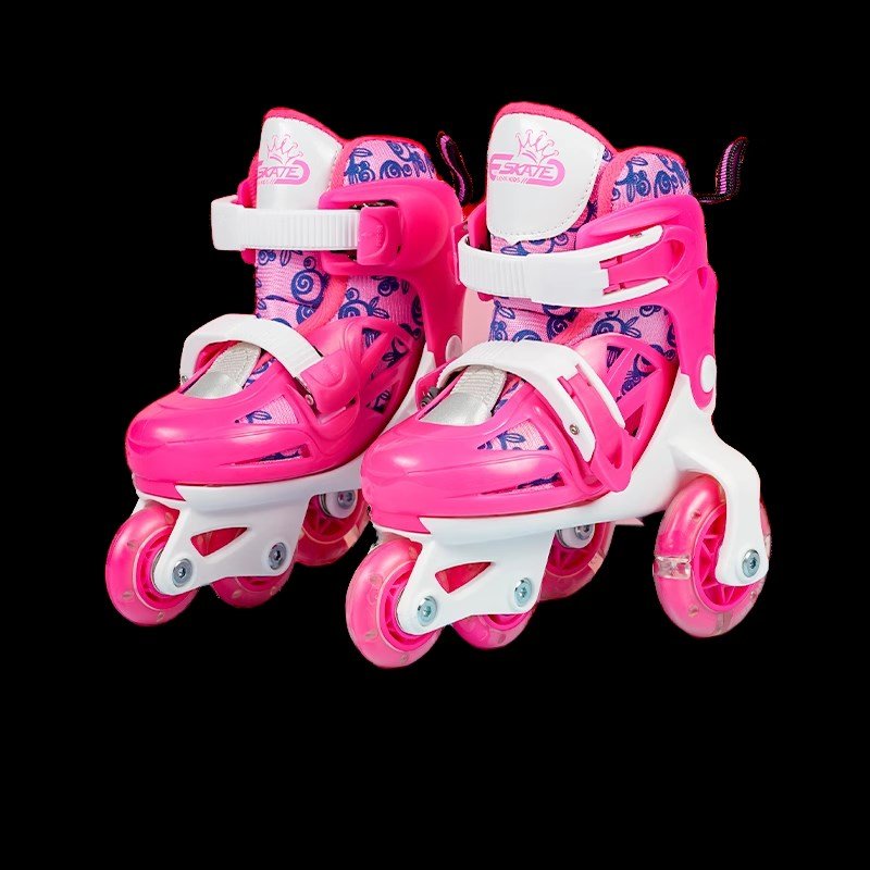 Children ' s roller skates, boys ' and girls ' first-guess baby, four-wheeler-shoes, two-scrawny skates, girls '