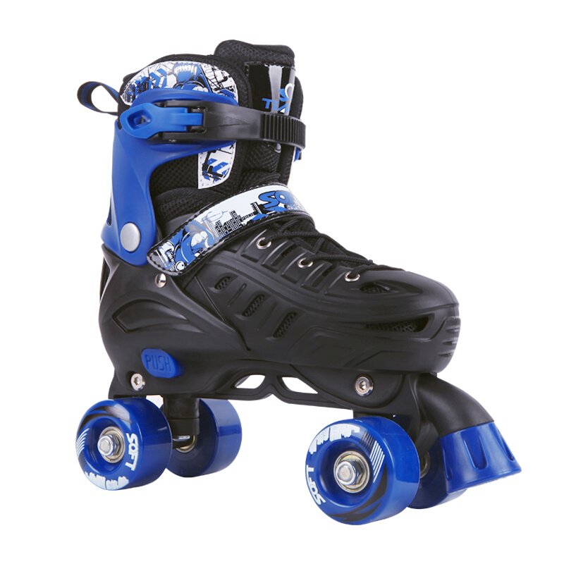 Four rounds of smoother skates for adults, boys and girls, boys and girls with skates
