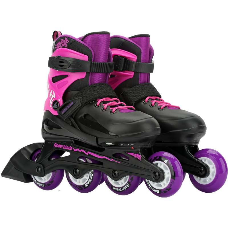 Rollerblade children skater slipper children with a full set of dry skates and straight skis