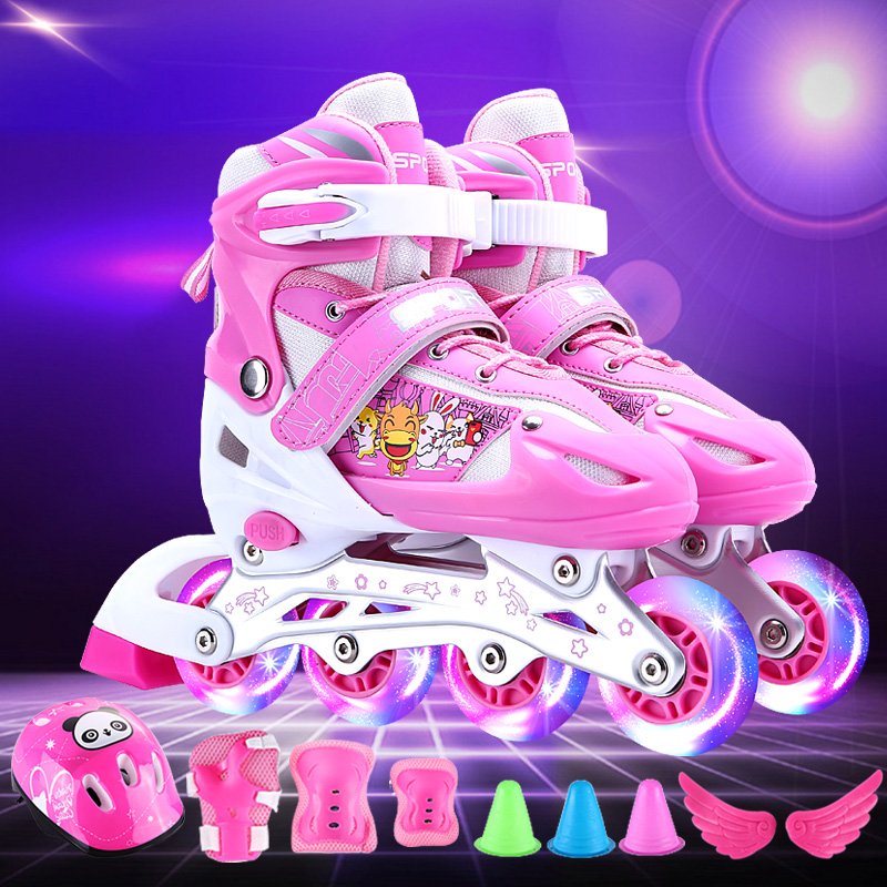 Skating slipper children with a suite of 3-6 Junior Scholars 5 to size 8 drought ice 4 boys and 12 girls 10 years old