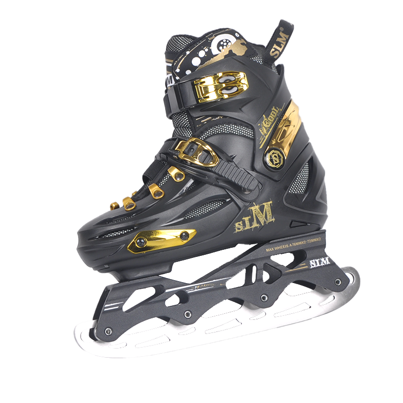 Ice cream blades can be replaced by a skating skater