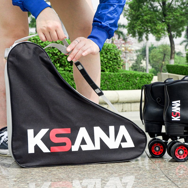 The adult children's two-step skates and a straight-shoot slipper pack of waterproof sole shoulder and thicker and wider outdoor sports bags