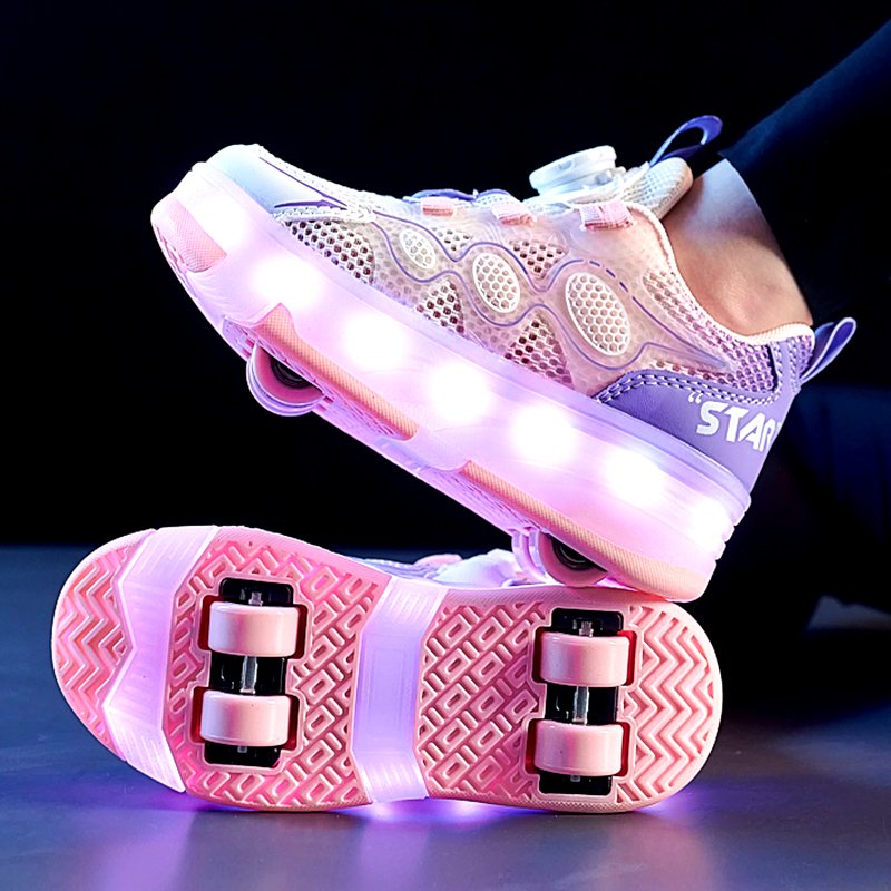 A new 2024 for girls to take their shoes away, and a four-wheeler with a wheel, and a girl tossed her shoes away