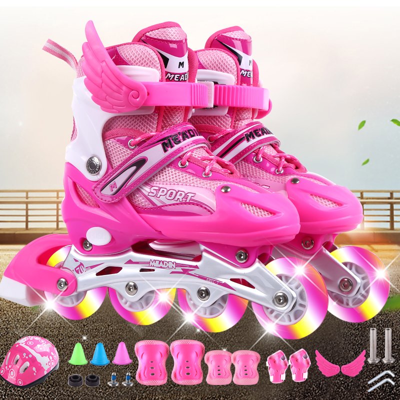 Skating slipper children with a suite of 3-6 Junior Scholars 5 to size 8 drought ice 4 boys and 12 girls 10 years old