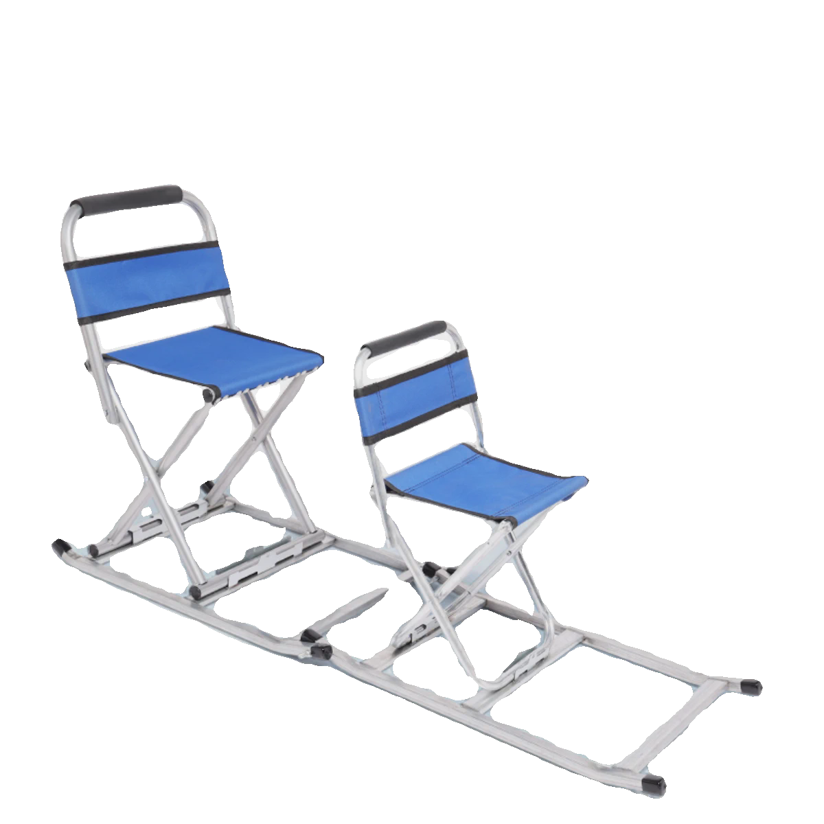 Ice skating ploughs, snow sleigh sleighs, with three adults, two-person ice sleighs, free of installation