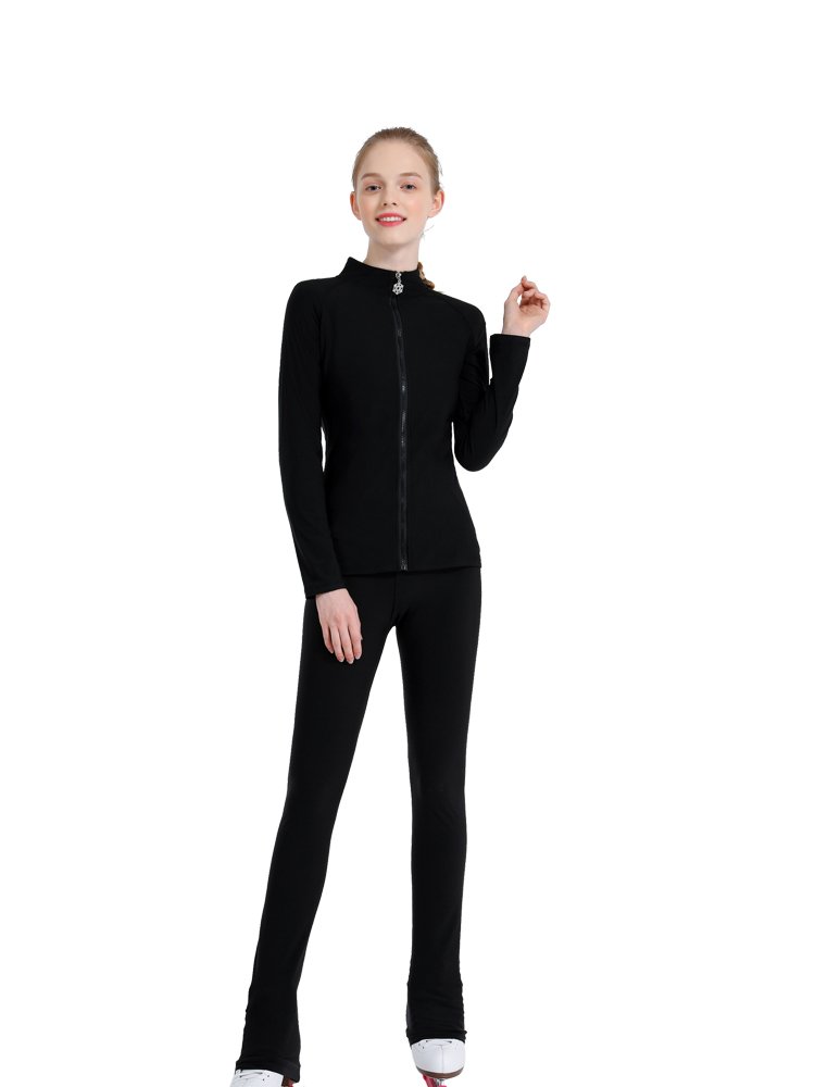 Skied skating suit for children trained on ice with high-altitude and air-resistant adult skating