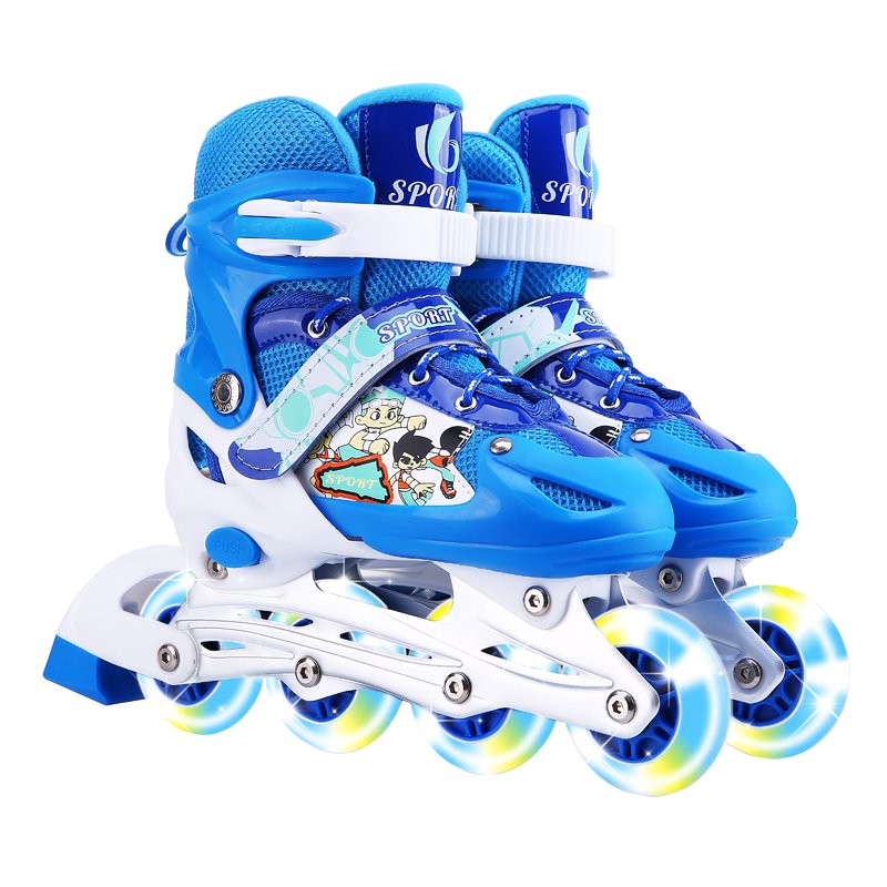 First-class skating shoes for children with a full set of men and women