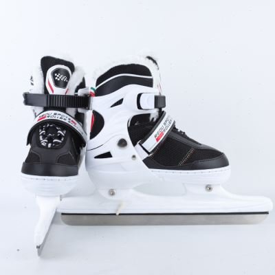 Boys and girls with skates can start with a hockey knife and a student's skater's