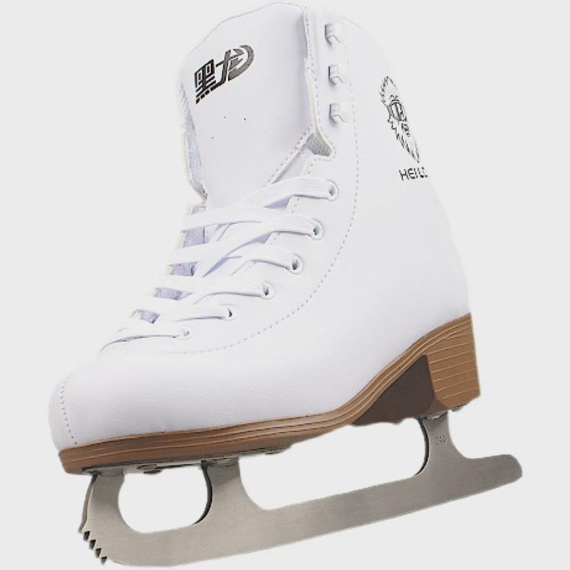 An ice-cream-shoe grown-up skater boy with a skating face
