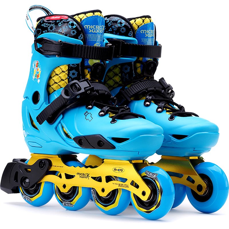 clean-up of various brand-name skates, skater children, boys and girls