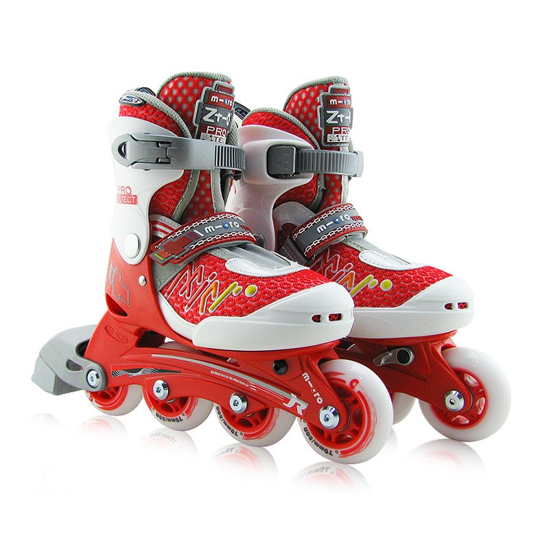 clean-up of various brand-name skates, skater children, boys and girls
