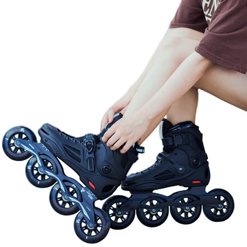 Quick-Shoot-Shoot-Shoot-Shooting four-wheeling adult kaupan skates, adult dry ice-free men and women