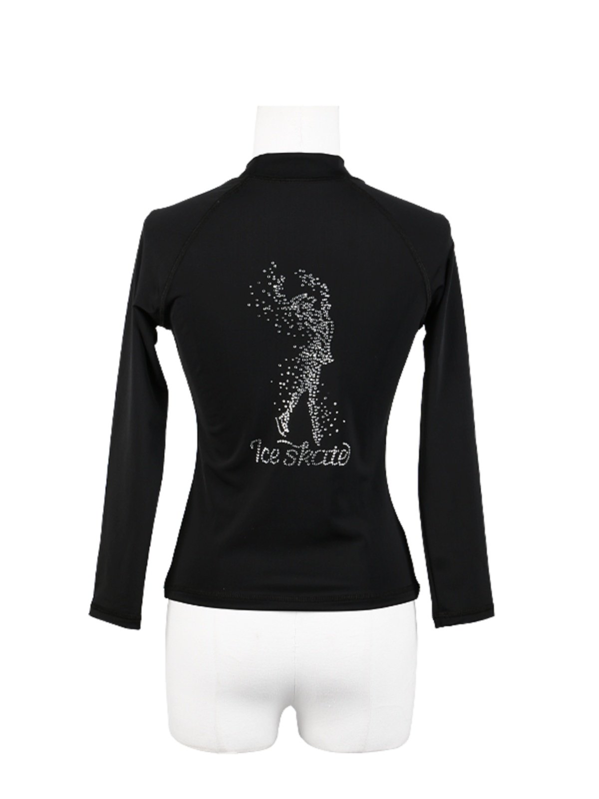 VALEVA SKATING TRAINING FOR CHILDREN WITH LONG-SLEEVE ICE SKATING SUITS CUSTOMISED FOR GIRLS WITH HIGH ADULT COLLARS