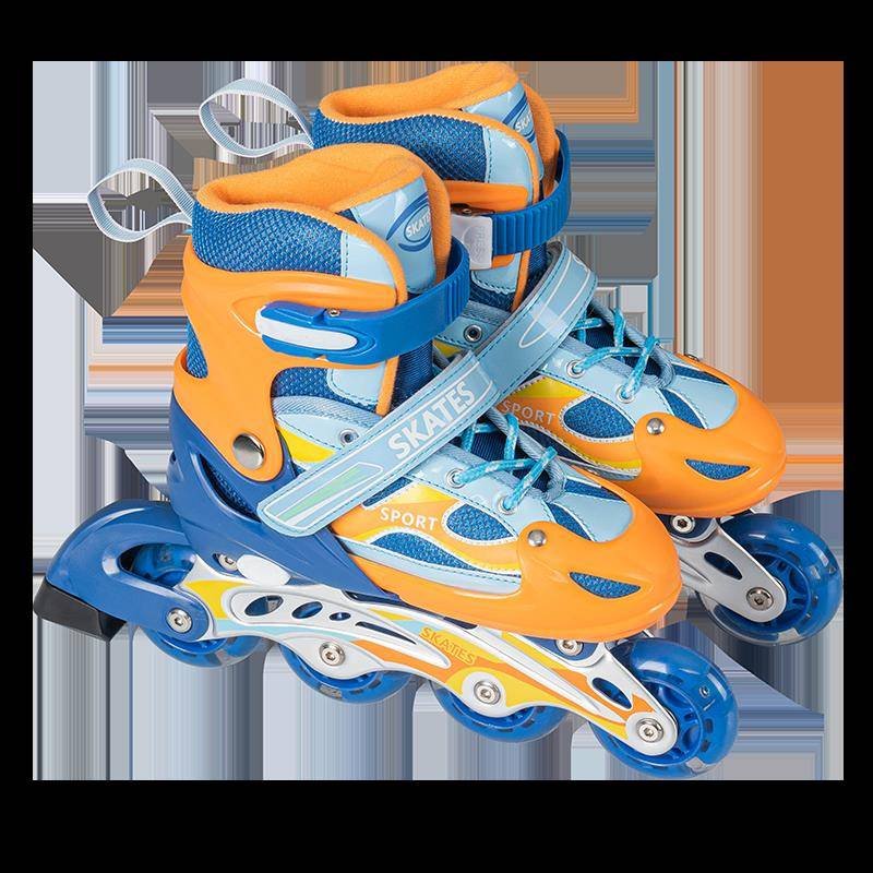 2024 New pairs of skates for children, fully equipped with roller skates for girls and boys aged 3-5-6-9-12