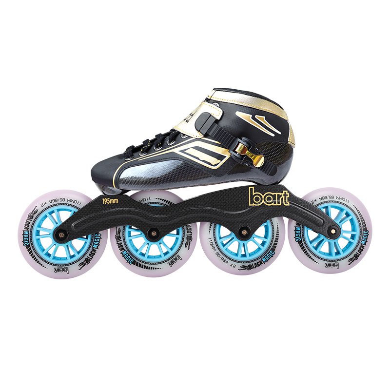 ♪ bart slipper, full-carbon full-shoe wheel, high-end adult-child racing shoes ♪