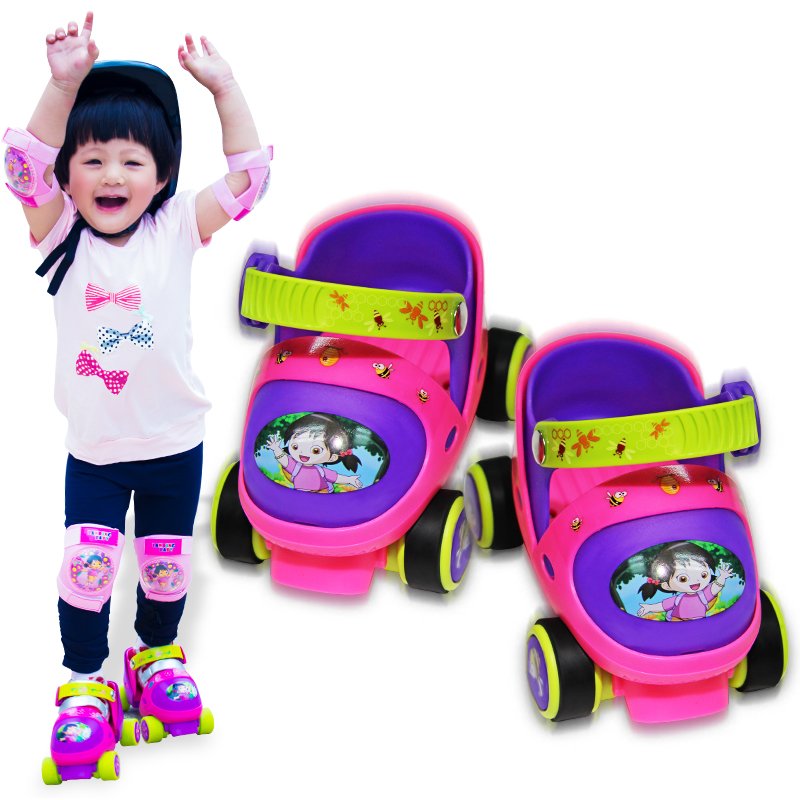 Dickanon Baby Skating Shoes, 2-3-year-old junior scholar, with a 4-year-old baby skater kit with a baby skate girl