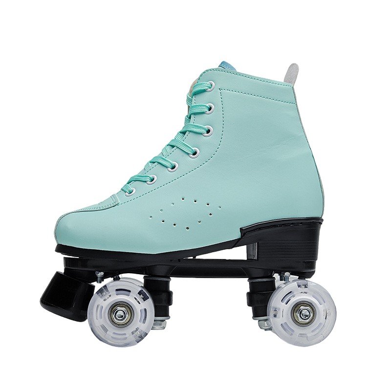 Two roller skate skates, four rounds of adult dry skates, adult ice skater, adult ice skater
