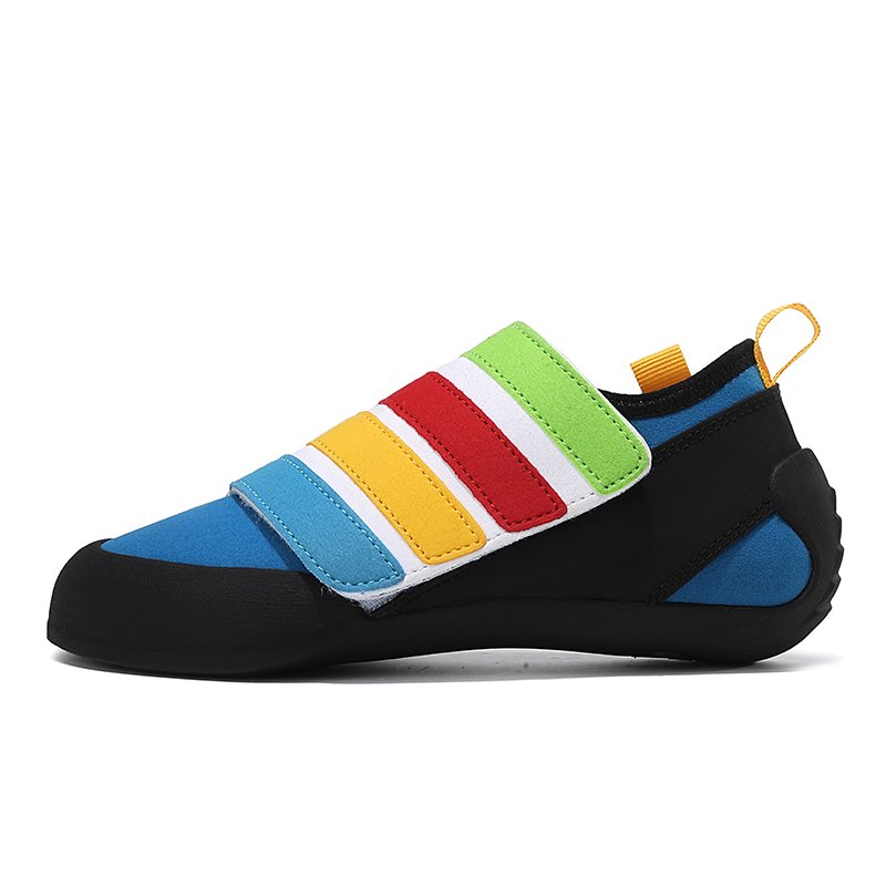 Boys and girls with children's button-up rock-climbing planetary rock-climbing shoes