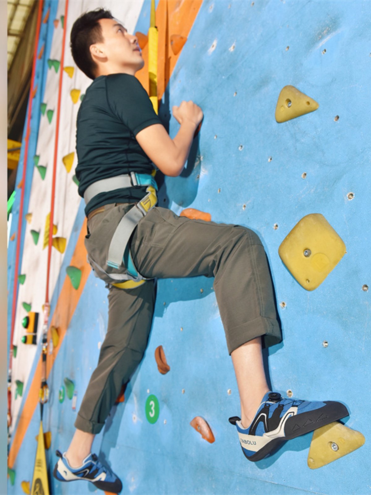 First-time home-crawler climber boys and girls outside the house, rock-crawlers