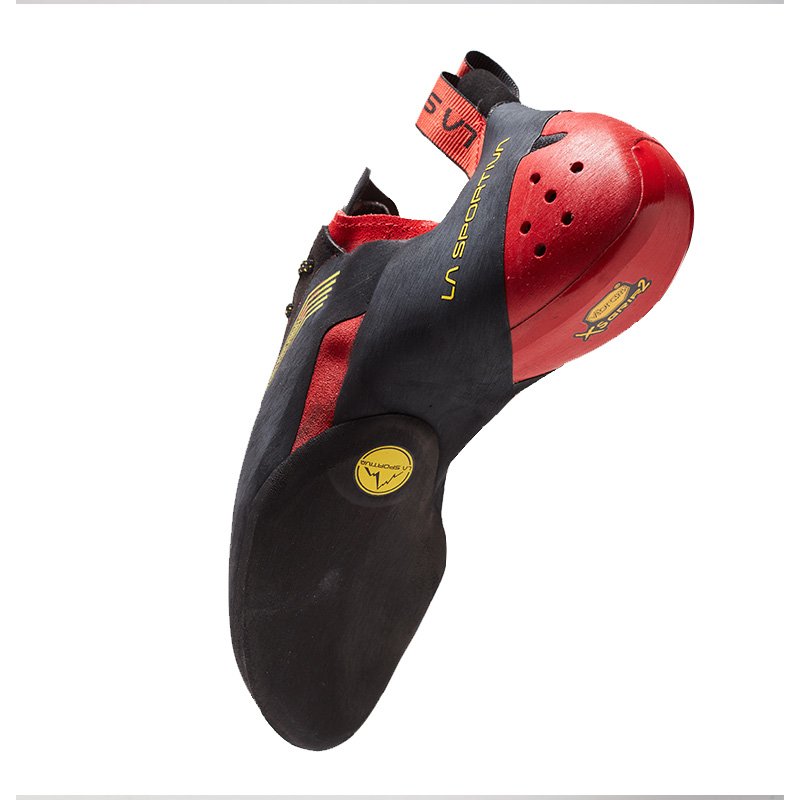 LASPOTIVA Ras Pertiva Testarossa, a man and a woman specializing in high-performance competitive climbers