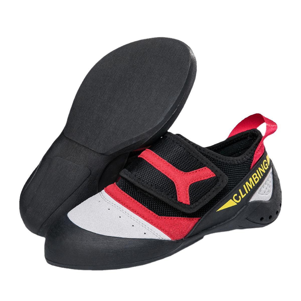Crawling shoes beginners train in in-shoe climbers to bring in children to climb
