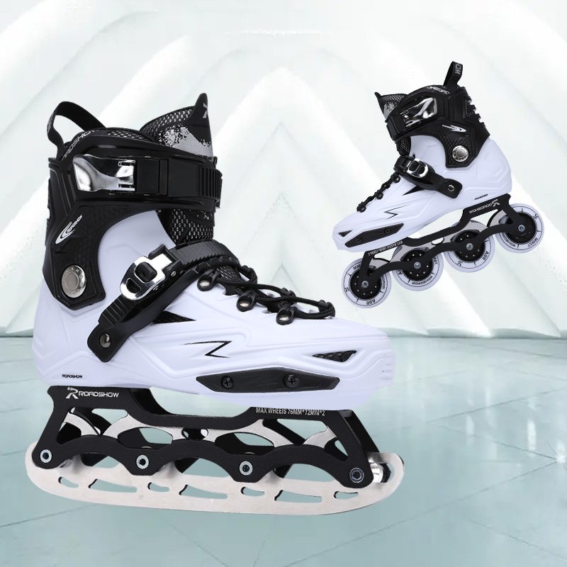 The two-skating skating shoes, the adult beginner